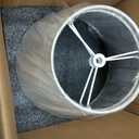 Pre-Assembled Set of 2 Linen Spider Replacement Lampshades for Table Lamps