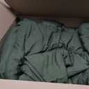 Bedsure California King Comforter Set - Dark Green Soft Bedding for All Seasons, Cationic Dyed Bed Set, 3 Pieces, 1 California King Size Comforter (104"x96") and 2 Pillow Shams (20"x36"+2")