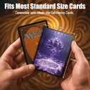 MTG Card Sleeves - Library Lotus - Ultra Clear Front & Matte Finish Back, 100 Count Standard Size Matte Art Sleeve for Magic the Gathering