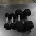 CAP Barbell Coated Dumbbell Weight | Multiple Options Pairs & Sets (50 lb - Set (5 lb x 2 & 20 lb x 2))