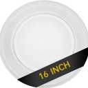 16" Microwave Glass Turntable Plate, 16" / 40.6cm Microwave Tray Replacement Glass Plate, Glass Tray Replacement for LG, GE, Magic Chef, Hotpoint, Panasonic, Kenmore, etc