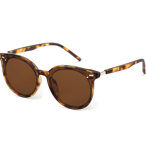 Livho Polarized Sunglasses, Retro & Oversized Shades for Women with Round Lenses