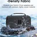 AOLO Carrying Case Compatible with Switch 2 (2025), Portable Hard Protective Travel Case with 10 Game Slots & Accessory Pocke (Jet Black)