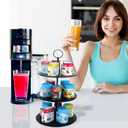 Pod Holder for Ninja Thirsti, 15-Flavor Storage Organizer for Thirsty Drink System, Water Flavoring (Black)