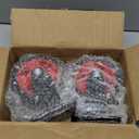 Heavy Duty Caster Wheels 6" Inch Large Solid Rubber Casters, Rigid Offroad All Terrain Outdoor Industrial Casters Wheel for Workbench, Dolly, Chic-Ken Coop, Cart, Trolley-2 Packs