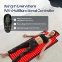Red Light Therapy Mat, 2in1 LEDs (660nm& 850nm) Red Light Therapy Blanket, Premium Material, Adjustable Timer & Intensity