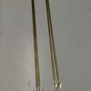 Gisafai 2 Pcs Flag Spreader for Indoor Flag Pole Display Gold Juneteenth Banner Holder, 19.69 Inches in Total Length
