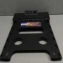 ACKO Folding Step Stool 13 inch Height Premium Heavy Duty Foldable Step Stools for Adults and Kids, Kitchen Plastic Small Collapsible Stepping Stool Hold Up to 300 LB Dot Black (1 Pack)