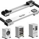 KVRG Appliance Rollers Heavy Duty,Newest Extendable Appliance Sliders,Liftable Washing Machine Base,Easily Move Washer and Dryer Machines,Refrigerators,FurnitureGrey