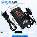 Power Cord and AV Cable for PS2, AC Power Adapter Charger Compatible with PlayStation 2 PS2 Slim A/C 70000 Gaming Console, Portable Safe Charging Replacement Set
