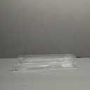 24-Inch Long Clear Acrylic Floating Shelves Wall Ledge Invisible Wall Mounted Floating Bookshelf U Shape Wall Shelf for Book Display Makeup Product Spice Organizer 2 Pack