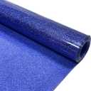 Blue Glitter Heat Transfer Vinyl 12" x 5 ft HTV for Shirts, Glitter HTV for All Cutter Machine - Easy to Cut & Weed for Heat Vinyl Design (Navy Blue)