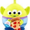 Snackles Disney 14-inch Plush (Alien) by ZURU, Plush with Snack Accessory