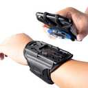 Wristband Phone Holder for Running, 360Rotation & Detachable Sports Armband with Key Holder for iPhone 16/15/14/13/12/11/Pro/XS/XR/X/8/7/6/Plus, for Samsung Galaxy, Fits 4''-6.5''Phone