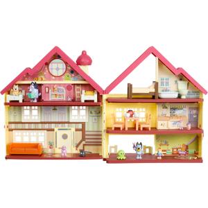 Bluey House Playset for Kids, XL Ultimate Interactive Lights and Sounds Playhouse Toys, Includes Dance Floor, Bluey Toys Set Ages 3