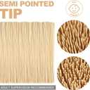 Suclain 500 Pcs Marshmallow Roasting Sticks 30" Long 5mm Thick, Smores Sticks Bamboo Skewers BBQ Kabob Grilling Barbecue Roasting Camping for Outdoor Fire Pits Campfires