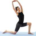 Women's Open Back Workout Tops - Sleeveless Yoga Tank Tops for Women, Moisture-Wicking Athletic Shirts for Running (Black, XXL)