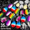 Walleye Rigs Making Kit DIY Fishing Lure Kit for Crawler Harness Walleye Spinner Rigs Spinner Blades Rig Kokanee Rigs Trolling Rigs Clevises Stacked Fishing Beads Hooks