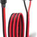 Ansoufien 10AWG Solar Panel to Anderson Connector Cable 6FT, Solar Extension Cable Compatible with Solar Connector and Anderson Connector for Yeti Portable Power Station, Solar Powered Battery