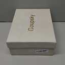 GOUPSKY Black Platform Sandals Raffia Wedge Mules for Women Round Open Toe Slip On Sandals Espadrilles Womens Slides Shoes for Vacation Summer Beach Casual Size 8, 5