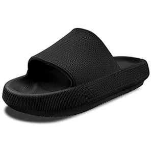 Cloud Slippers For Women and Men, Massage Shower Bathroom EVA Non-Slip Quick Drying House Slippers for Women and Men, 6-7 Women/4.5-5.5 Men