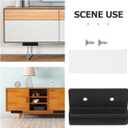 Cabinet Foot Pull for Trash Drawer Hidden Toe Kick Handle Easy DIY Installation Multifunctional Design Fits Various Kitchen Cabinet Styles 4.72X2.95 Inch