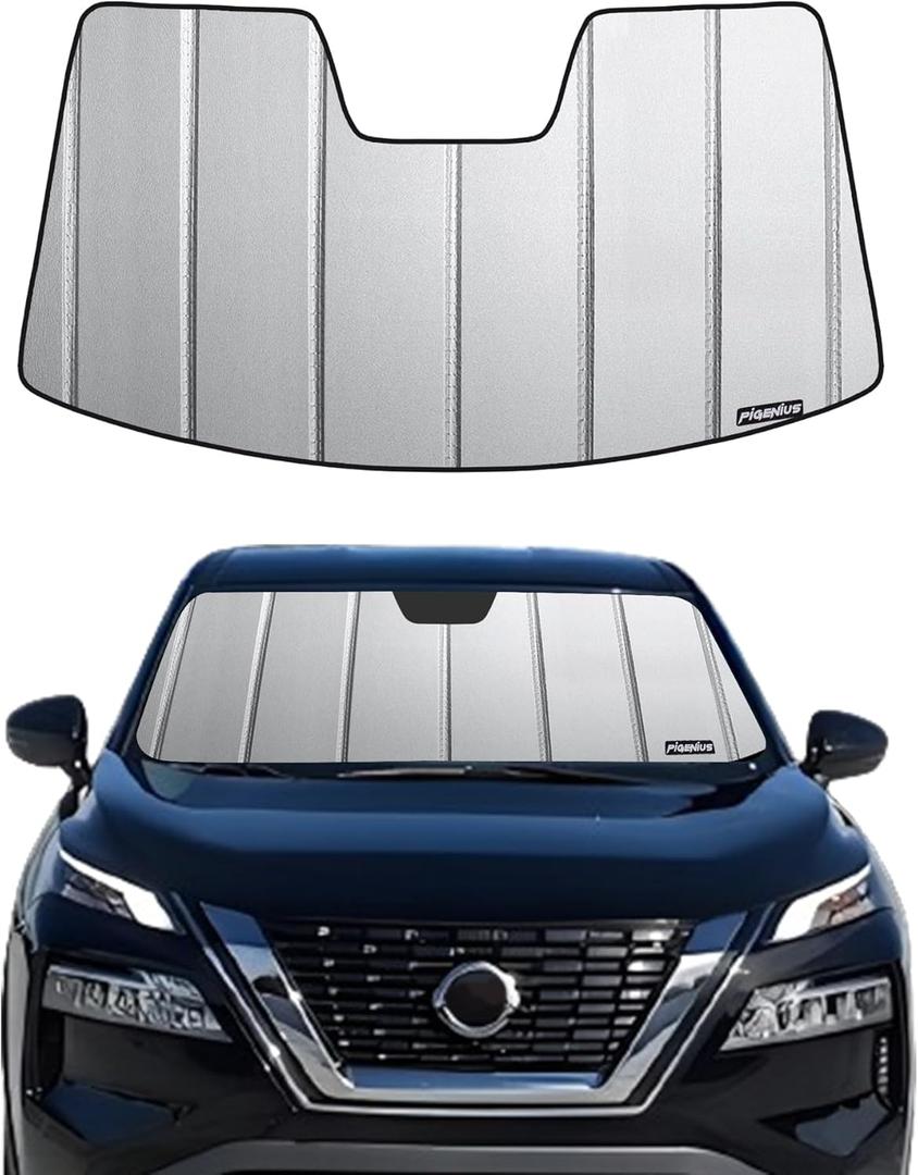Windshield Sun Shade for Nissan Rogue 2021-2026 Front Window Sunshade - Safeguard