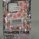 Cute Strawberry Phone Case Compatible with iPhone 16 Pro Max,Aesthetic Trendy Unique Summer Fresh Fruit Design Pretty Chic Hybrid 2-Layer Protective Girly Cover for iPhone 16promax 6.9inch