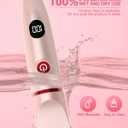 Bikini Trimmer for Women, Electric Razor for Pubic Hair 3-in-1, Bikini Shaver for Legs Body Hair, Womens Electric Razor IPX6 Waterproof, Gifts for Women, Pink