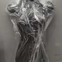 Noamus 2 Pack Black Female Mannequin, Hip Long Hollow Back Body Torso Dress Form, Shatterproof Frosted Shapely Mannequin with Hanging Hook for Display Top and Bottom Merchandise, Fits Sizes 5-10, 31" x 16" x 7"
