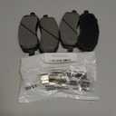 BOSCH BE866H Blue Ceramic Disc Brake Pad Set w/Hardware- Compatible with Select Chrysler 200; Dodge Avenger, Caliber, Stratus; Jeep Compass, Patriot; Mitsubishi Eclipse, Lancer, Outlander +More; FRONT