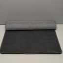 LEKEEPGO Ultra Thin Indoor Door Mat 24"x36", Low-Profile Door Mat Indoor Entrance, Non Slip Rubber Backing Inside Doormat Washable Welcome Front Entryway Dirt Trapper Entry Mat, Grey