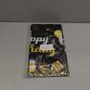 MRJ 3 Pack Gold and Black Happy Birthday Tablecloths 54"x108" Star Birthday Table Cover for Kids Boys Girls Baby Shower