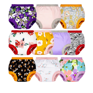 BIG ELEPHANT Potty Training Underwear - 10 Pack, 100% Cotton Absorbent Unisex Toddler Pee Pants for Boys Girls,  Size 3T