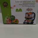 MIBOTE 98 Pcs Accessories Set for Instant Pot 5,6,8 Qt, 2 Steamer Baskets, Springform Pan, Egg Steamer Rack, Egg Bites Mold, Kitchen Tong, Silicone Pad, Oven Mitts, Cheat Sheet Magnet, and etc