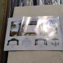 ABCCANOPY 8x5 Grill Gazebo - Outdoor BBQ Canopy Shelter with Led Light for Patio Backyard Grilling (Brown)