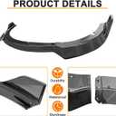 Glossy Black Front Lip Splitter for 2015-2023 Dodge Charger