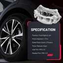 BDFHYK 19-B7100 19-B7101 Front Disc Brake Caliper Assembly Compatible with Nissan Murano/Pathfinder 2015-2023, Compatible with Infiniti JX35/QX60 2013-2020, 2.5L 3.5L l4 V6 Gas 2pcs