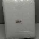 Palassio Striped White 100% Cotton Quilt California Cal King Size Bedding Sets, Oversized Lightweight Channel Pick Stitch Textured Bedspread Soft Farmhouse Country Coverlet for All Season, 2 Shams