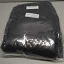 LUSHVIDA 10 Packs Vinyl Tablecloths with Flannel Backing for 4ft Rectangle Folding Table Cloths - Waterproof Plastic Picnic Table Covers with Elastic Corners, 30x48 inch, Black