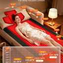 Red Light Therapy Mat for Full Body, 80.6"×35.7"