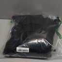 Womens Fleece Sweatshirts Cropped Half Zip Fuzzy Warm Sherpa Pullover Varsity Jackets with Zipper Pockets (Large, Black)