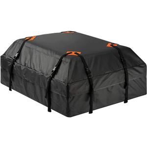 Blueshyhall Car Rooftop Cargo Carrier Bag, 15 Cubic Feet Waterproof Traveling Luggage Bag Black, Compatible with Cars with or Without Rack