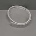 82.5" x 3.5" White PVC Vertical Blind Replacement Slats Curved Smooth (5 Pack)