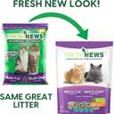 Fresh News Recycled Paper Multi-Cat Pellet Non-Clumping Paper Cat Litter, 25 Pound, 2X Odor Control, Made in USA