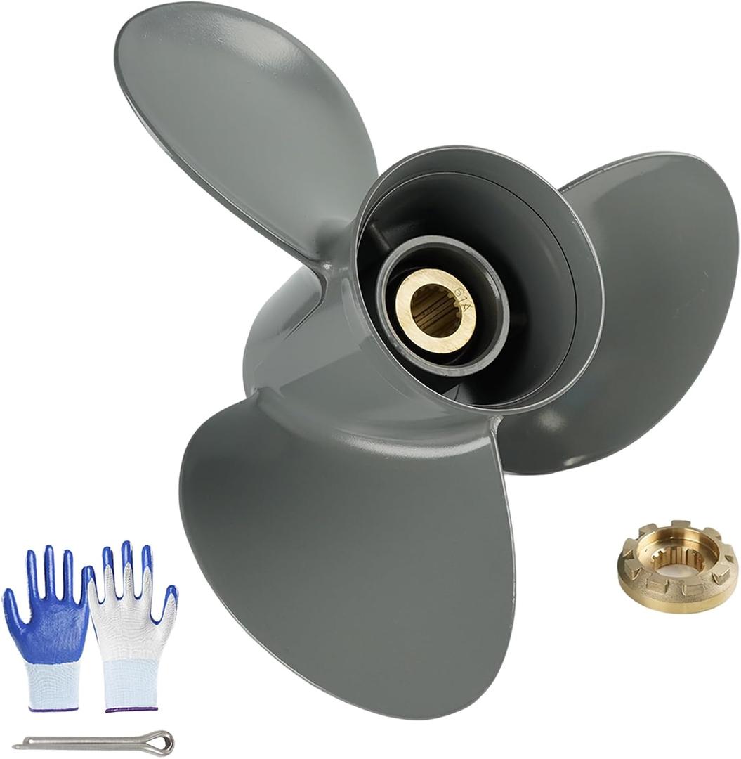 Outboard Aluminum Boat Outboard Propeller for Honda, 14.8x17,OEM No.58133-ZY3-A17HR