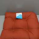 HGTV Home Collection Tufted Seat Cushion Red (18.5in W × 19.5in H × 4.5in D)