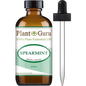 Spearmint Essential Oil 4 oz. 100% Pure Undiluted Therapeutic Grade for Aromatherapy Diffuser