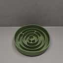 Coomazy Extra Large Slow Feeder Bowl, Silicone Dog Bowl with Suction Cups, Slow Feeder & Non-Slip Design, Boredom and Anxiety Reducer, Suitable for Large Dogs, Avocado Green, 5 Cup (XL)