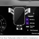 Car Phone Holder for Kia Telluride 2023 2024 2025 2026 Auto Interior Accessories Best Cell Phones Mount Cellphone Mobile Cradle Charging Navigation Bracket Screen Stand Accessory